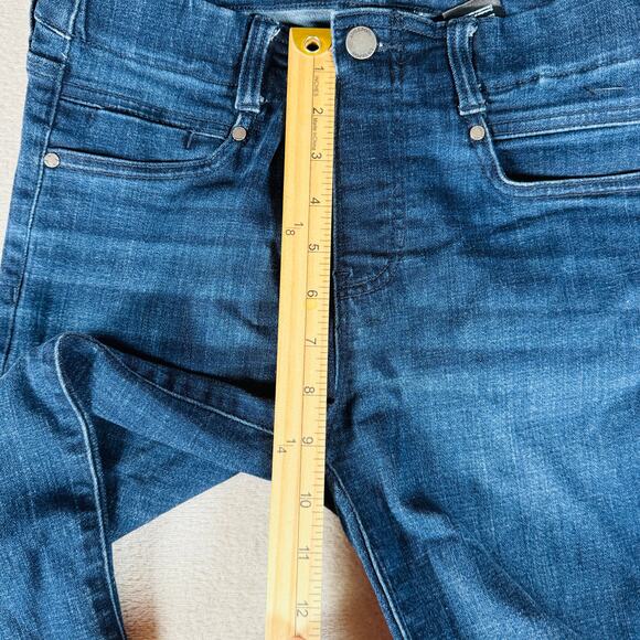 Liverpool Jeans Women 2/26 Columbia Blue Double Fray Hem Liv Non Skinny Skinny - Picture 11 of 14